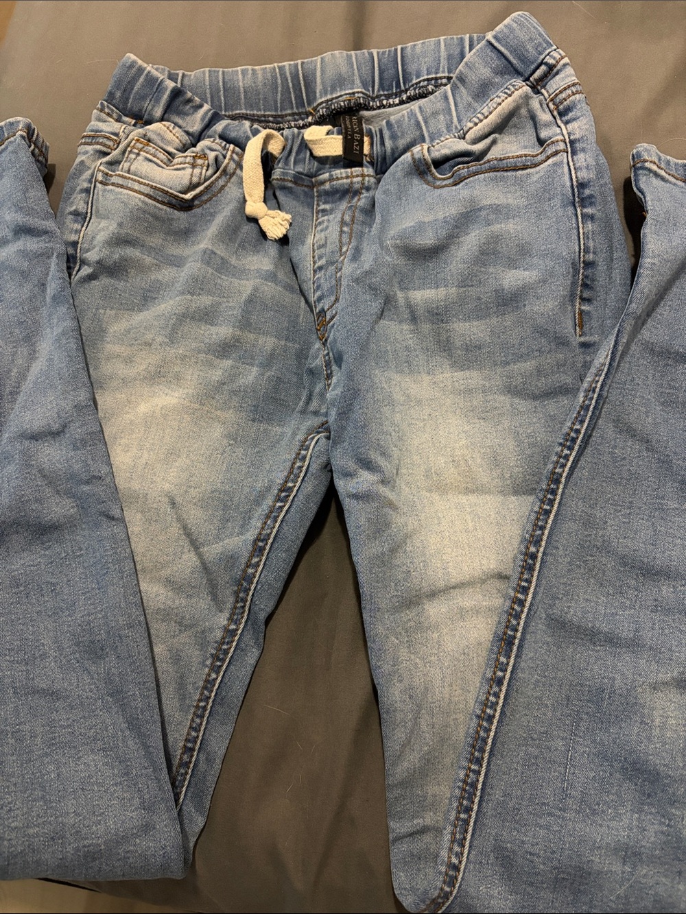 American Bazi Light Blue Slim Jogger Jeans